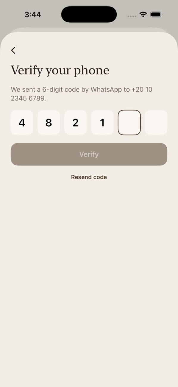 Phone verified